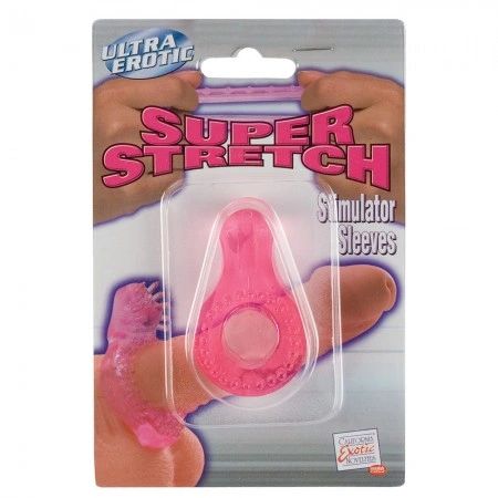 Super Stretch Bump Stimulator Sleeve in Pink
