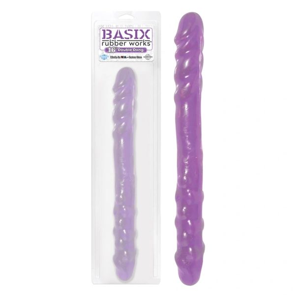Basix Rubber Works 16'' Double Dong (4 Colours)