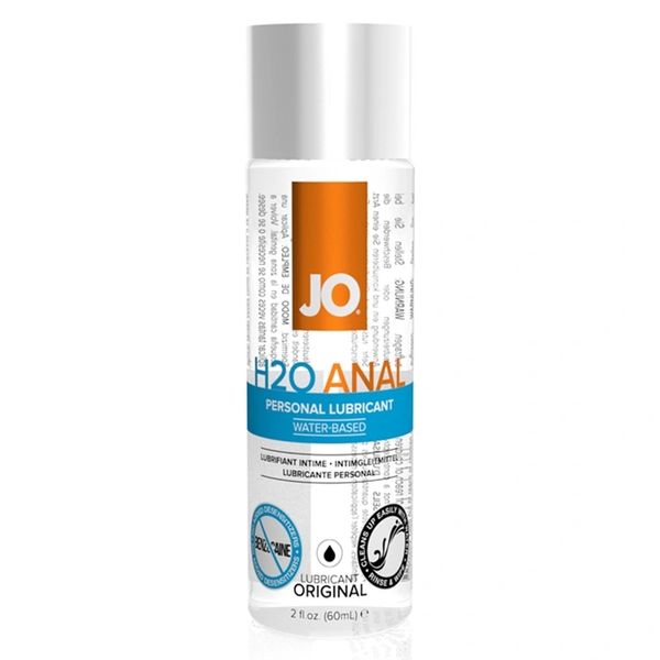 Jo H2O Anal Lubricant 2oz (3 Sizes)