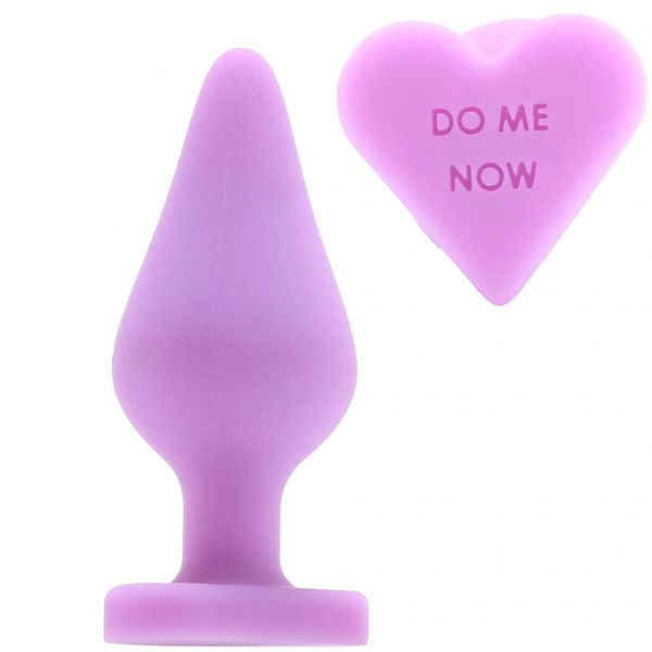 Candy Hearts "Do Me Now" Small Butt Plug