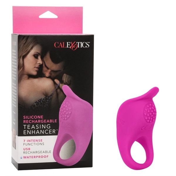 Rechargeable Silicone Teasing Enhancer