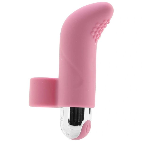 Silicone Rechargeable Finger Vibe in Pink