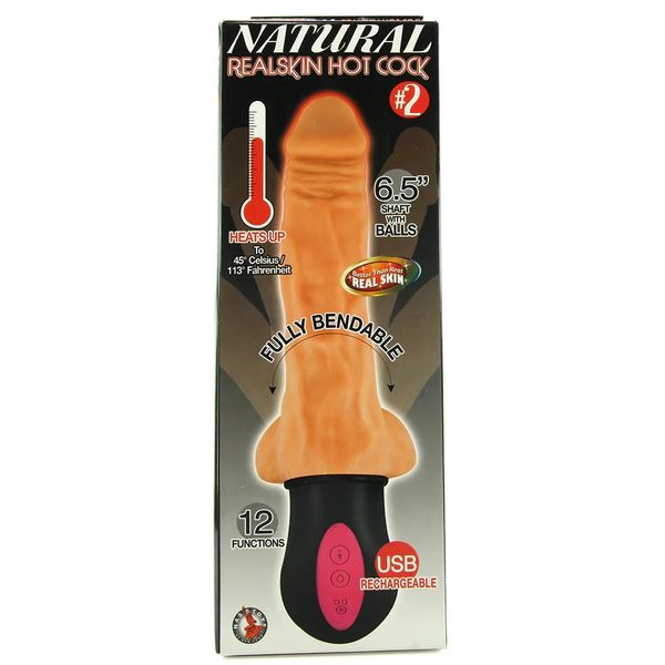 Natural Realskin 6.5 Inch Hot Cock #2