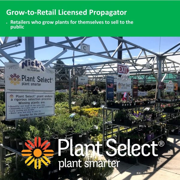 Plant Select® GrowtoRetail Licensed Propagator Membership