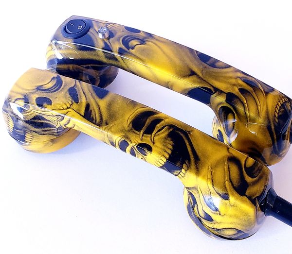 Continuity Test Phones - Yellow Grin Skulls