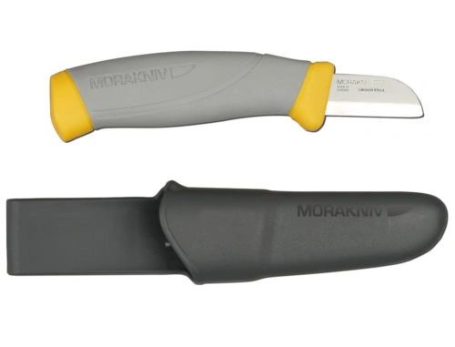 Electrician Carbon Steel Knife with sheath made in Sweeden