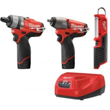 Milwaukee Electric Tools M12 Fuel 3 Piece Kit