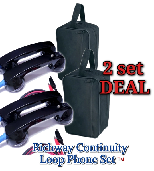 2 sets of Richway Continuity Loop Phone Set's™️- Pick Your Color!