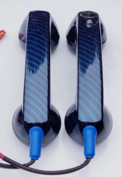 Continuity Test Phones - Blue Carbon Fiber
