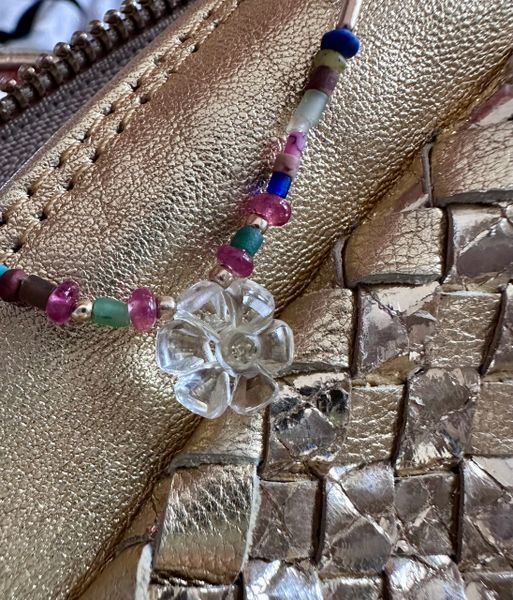 Flower Power Seed Bead Necklace