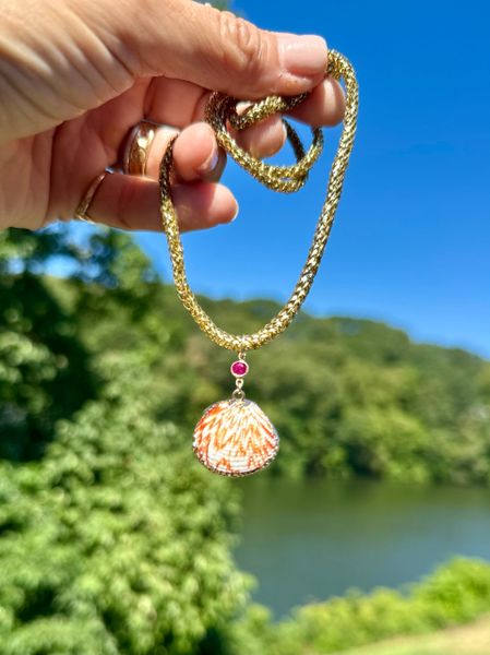 Ruby Tide Pendant