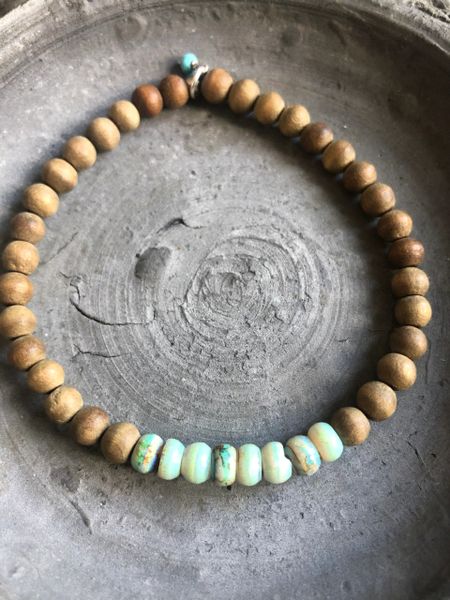 Men’s Opal and Sandalwood Bracelet