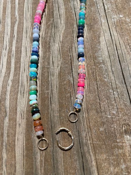 Opal and Mixed Gemstone Strand