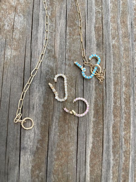 K Gold And Turquoise Charm Connector Meesa Jewelry