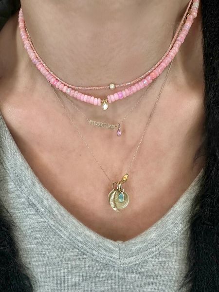 Pink Sorbet Opal Necklace