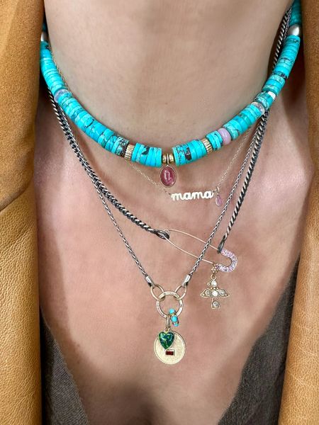 Surfer Chic Turquoise Necklace