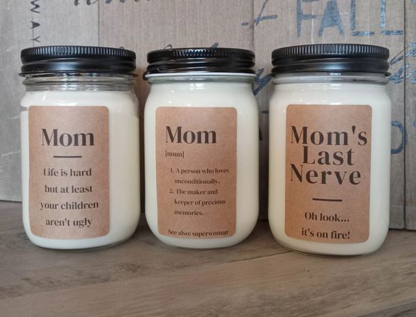 Candles - Mama Mommy Mom Bruh - Mothers Day Luxury Scented Candle - Soy Wax  Blend - Coffee & Motivation Co. – Coffee & Motivation Company