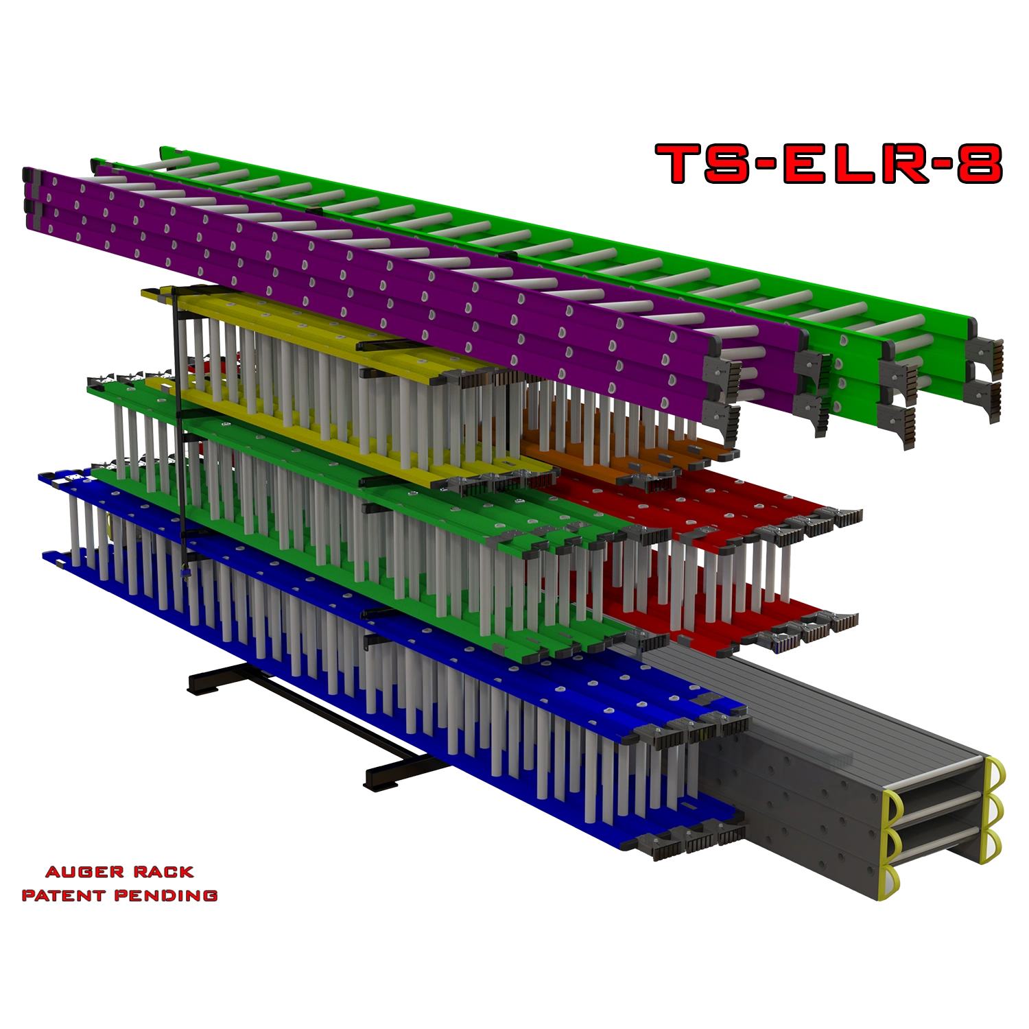TS-ELR-8 Extension Ladder Storage Rack