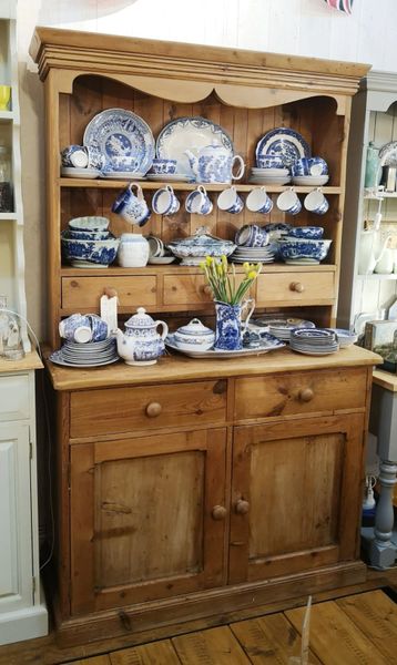 Antique pine store welsh dresser