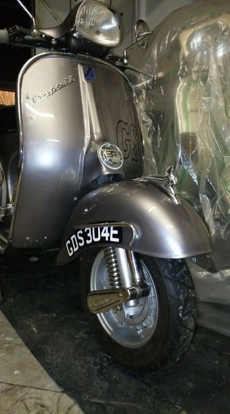 Lambretta Mudguard Number Plate  : The Lambretta Gp/Dl Range Was The Final Range Of Classic Lambrettas To Be Produced Before Lambretta Was Sold To British Leyland Motor Corporation In 1971.