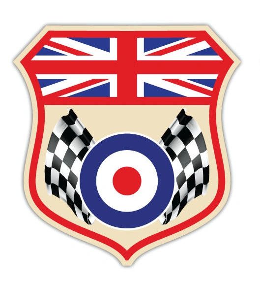 Union Jack Mod Target Badge self adhesive vinyl decal sticker in ...