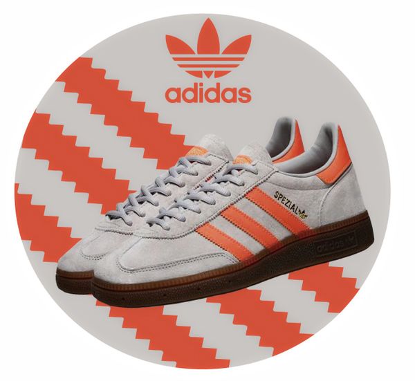 adidas spezial grey and orange