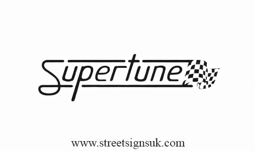 Supertune cut self adhesive vinyl decal , sticker