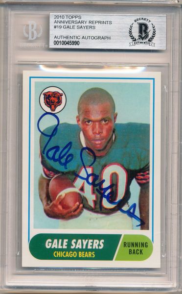 2010 Topps Anniversary Reprints #19 Gale Sayers - Football Card