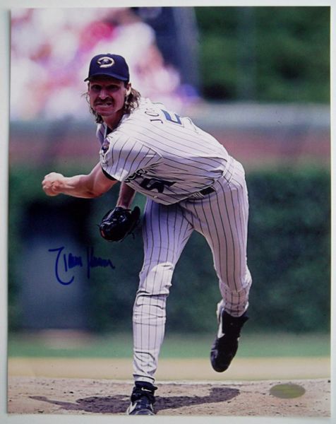 Randy Johnson Arizona Diamondbacks Signed Autographed 8 x 10 Photo –