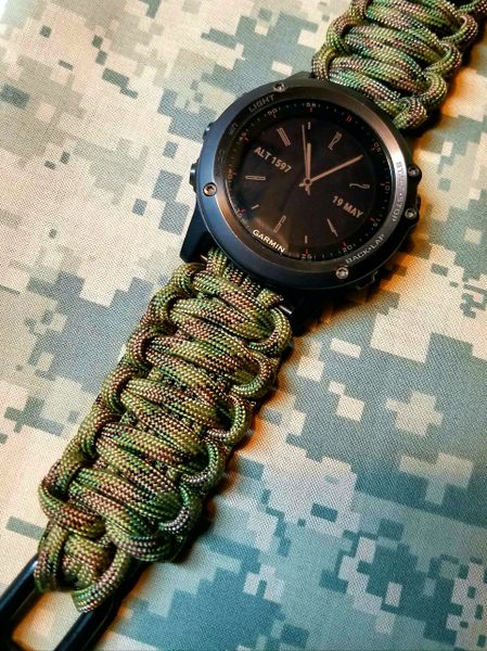garmin paracord watch band