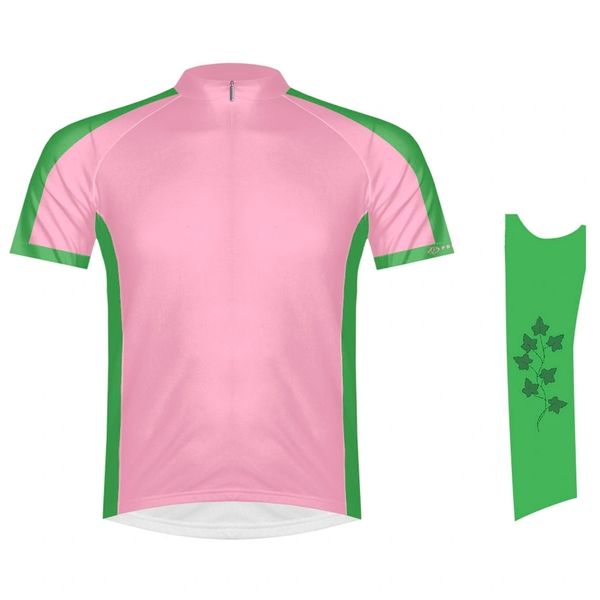 Pink and Green Cycling Jersey