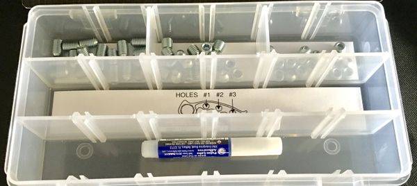ADJUSTABLE SCREW PACKS (NOT INCLUDING WEIGHTS)