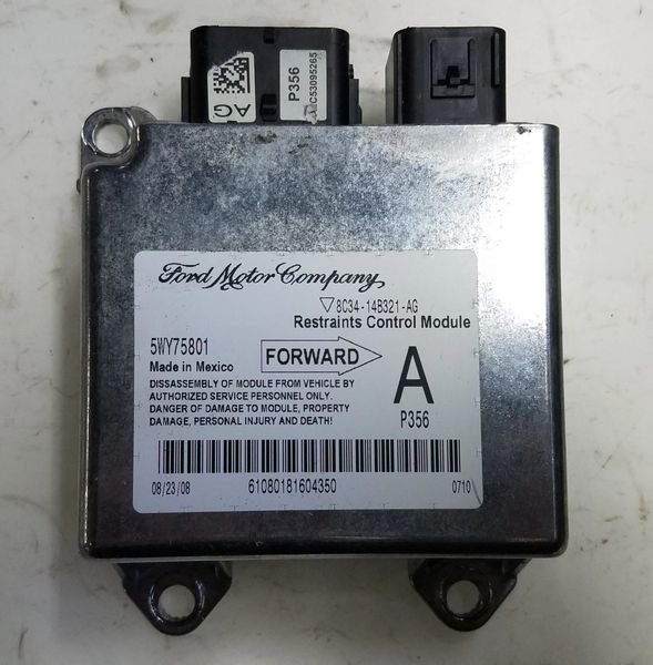 FORD RESTRAINTS CONTROL MODULE PN 8C3414B321AG Diesel Redemption