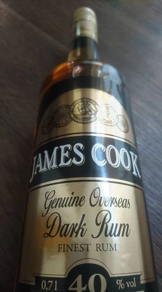 James Cook Dark Rum Barbados Spirit
