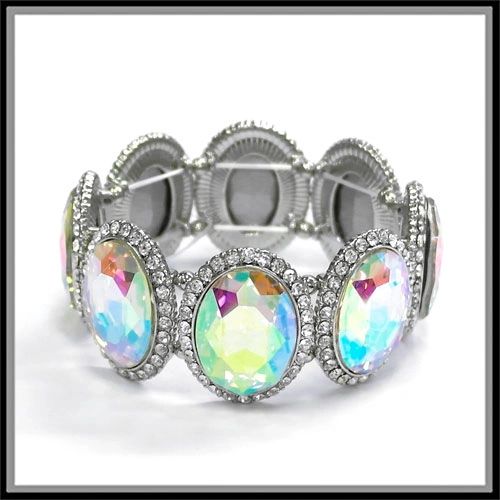 Rhinestone Stretch Bracelet.