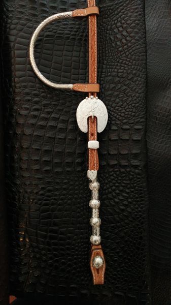 Show Headstall with rounded buckle