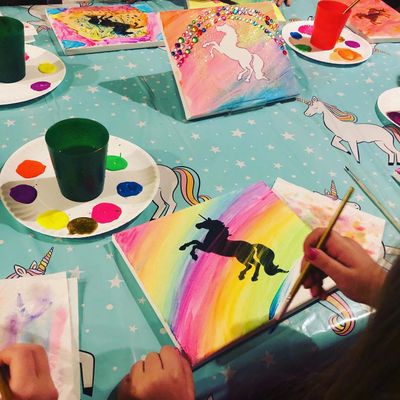 Unicorn Painting, Unicorn Party