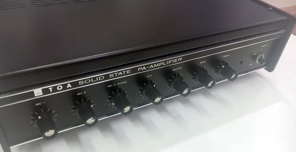 TOA ELECTRIC ソリッドステート PAアンプ TA-266【動作品】 Classic TOA TA-266 Commercial / PA / Background music