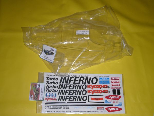 Kyosho Inferno DX Repro Body Decal Combo BS119 BS137