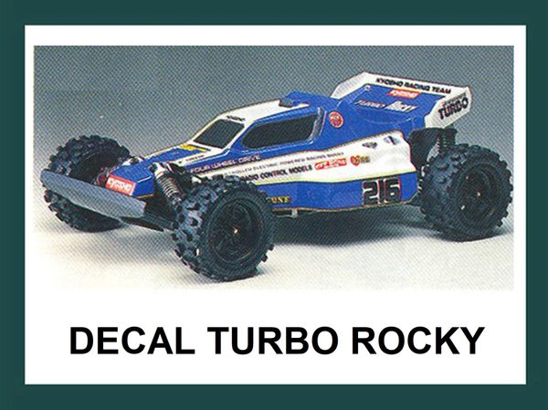 Decals for Kyosho Turbo Rocky (RK39+OT60)