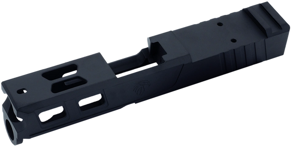 Lightening Cut RMR Slide for Glock 26 9mm - Black Cerakote Finish