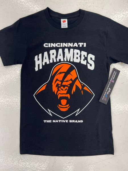 Can someone please explain this shirt? Is it anti-Rams saying we killed  Harambe? Is it pro-Rams saying we killed Harambe (who represents Bengals)?  It's a terrible design either way but what is