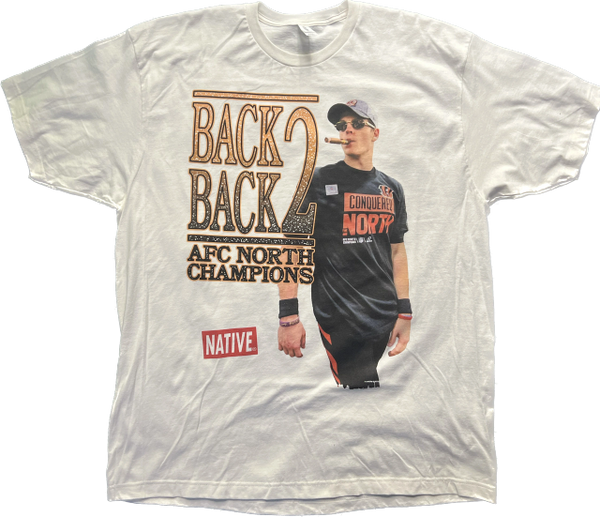 Cincinnati Bengals AFC North back 2 back champions 2021 2022 shirt