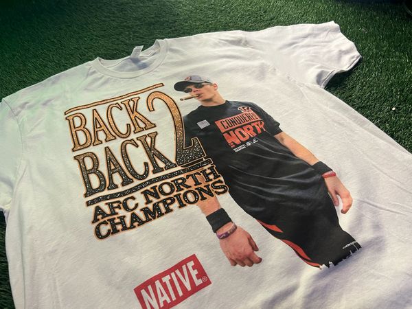 BACK 2 BACK AFC NORTH CHAMPIONS SHIRT