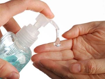 Sanitising hand gel
