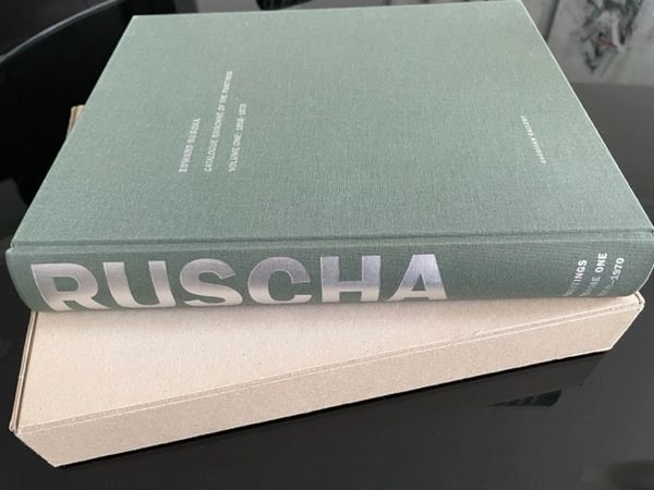 RUSCHA, ED SIGNED CATALOGUE RAISONNE OF THE PAINTINGS VOLUME ONE: 1958-1970