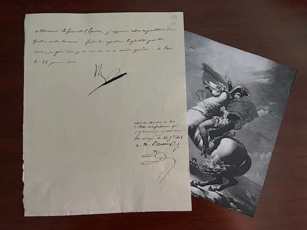 BONAPARTE, NAPOLEON LETTER SIGNED, FRENCH EMPEROR, PENINSULAR WAR