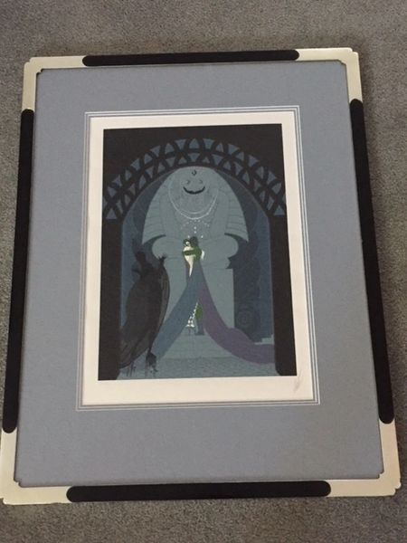 ERTE HAND-SIGNED SERIGRAPH OF "LOVERS AND IDOL" 1980