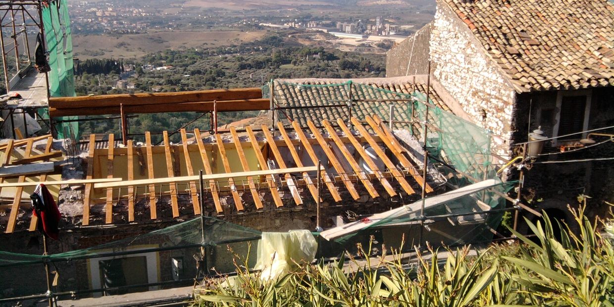 copertura tetto legno rifacimento abitazione casa Guidonia Montecelio Roma