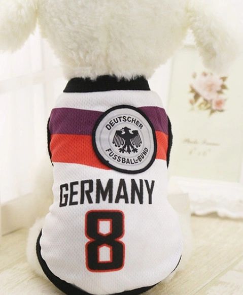 Dog Soccer Jersey Germany